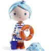 Figurine avec crabe Marinette et Scouic Tinyly