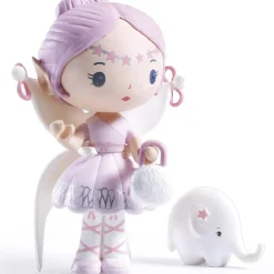 Figurine fée avec éléphant Elfe et Bolero Tinyly