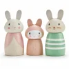 Figurines Famille de lapin
