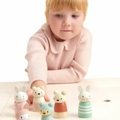 Figurines Famille de lapin