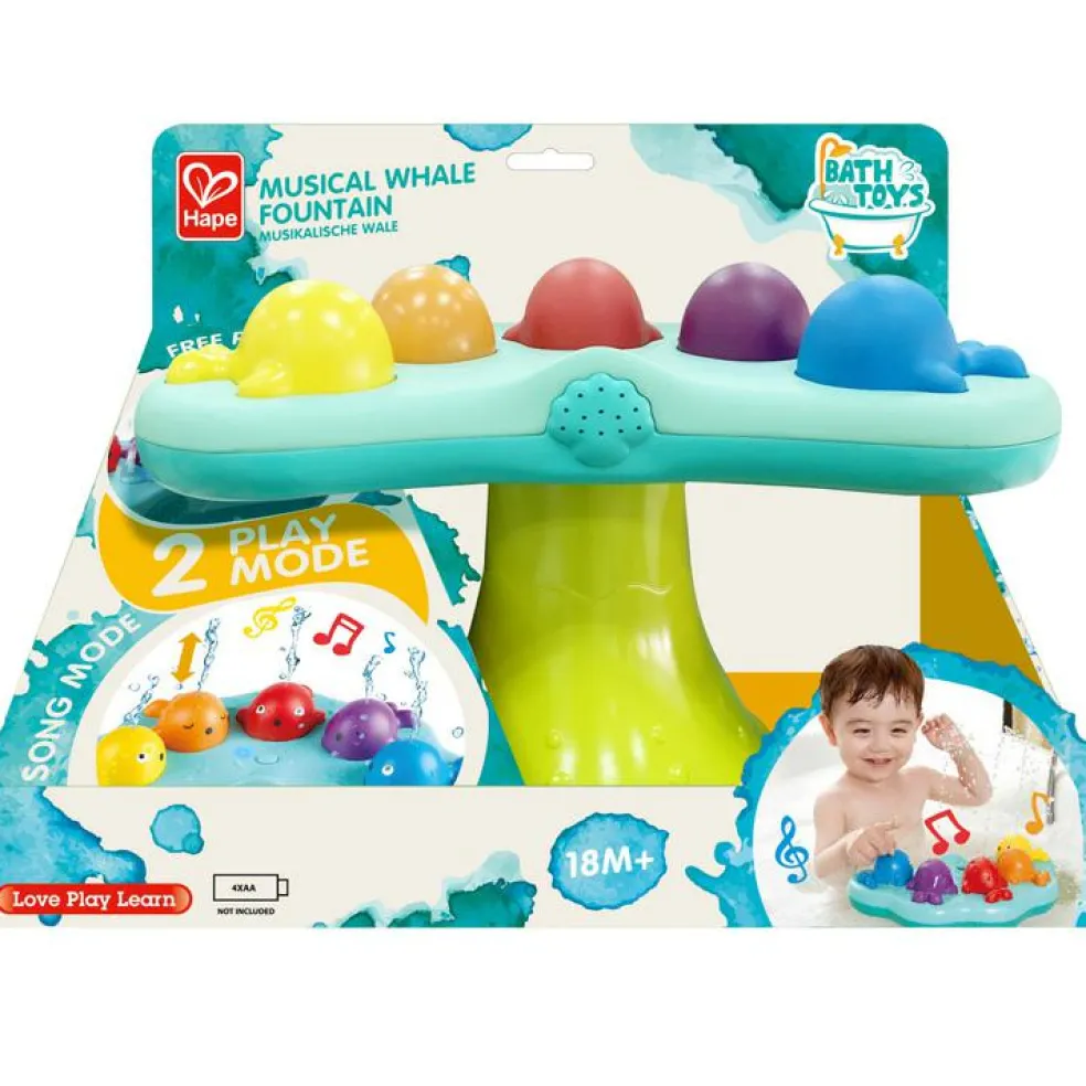 Fontaine de bain musicale Baleine
