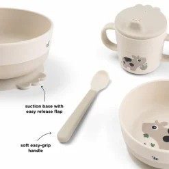 Foodie coffret premier repas ventouse Tiny farm Sable