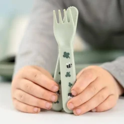 Foodie coffret repas ventouse Tiny farm Vert