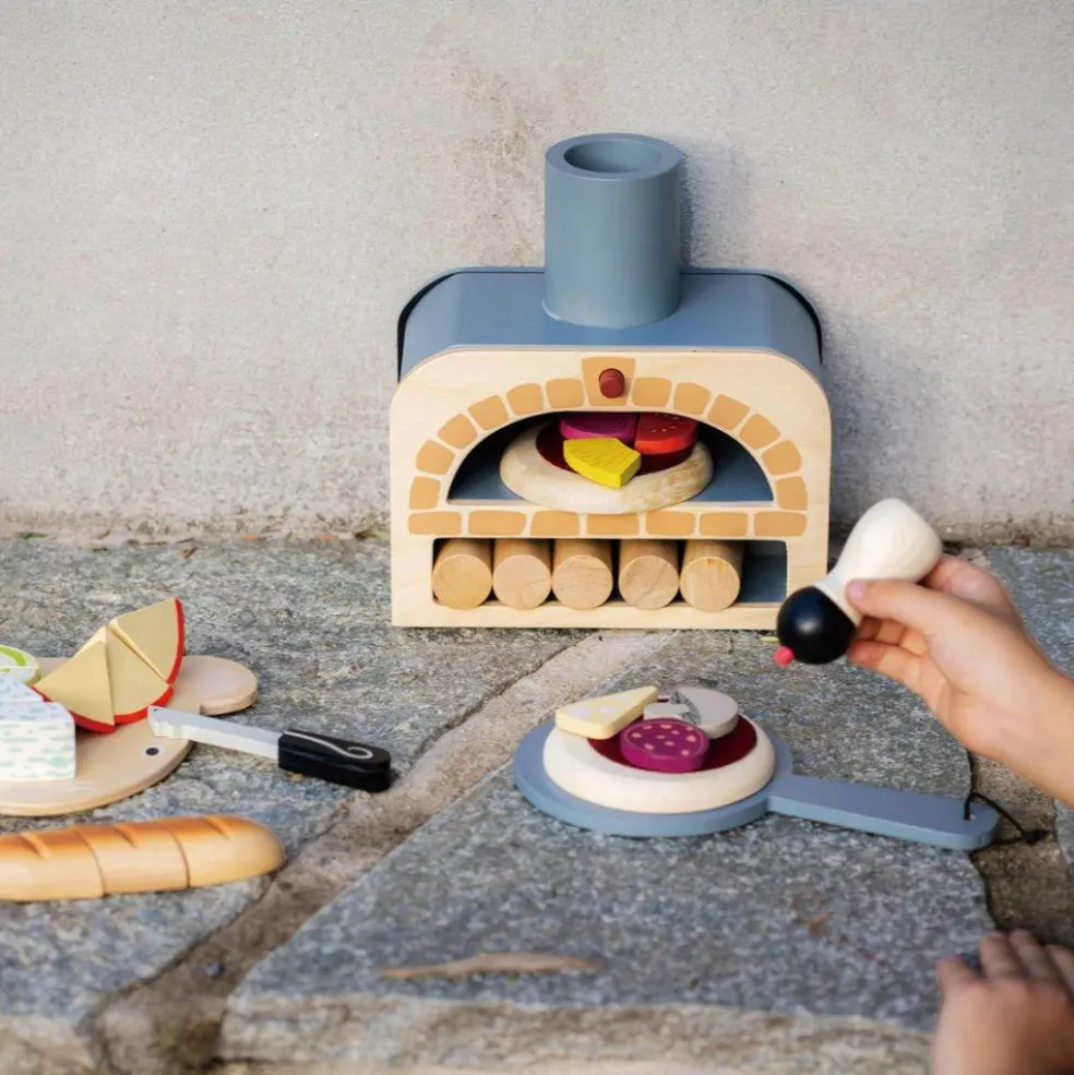 Four à pizza en bois