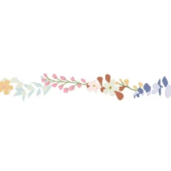 Frise adhésive fleur Liv (5 m)