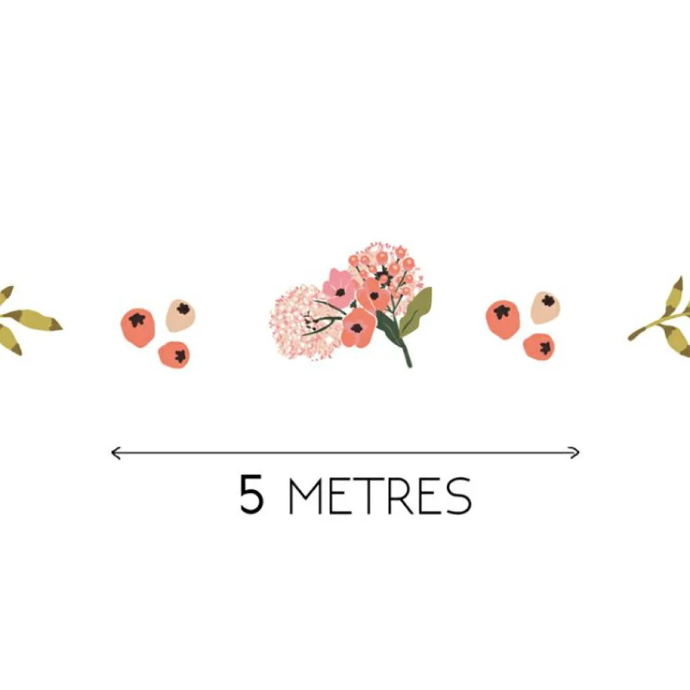 Frise adhésive Fleurs printanières (5 m)