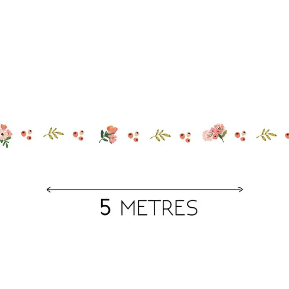 Frise adhésive Fleurs printanières (5 m)