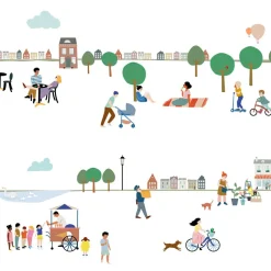 Frise Mon Village (5 mètres)