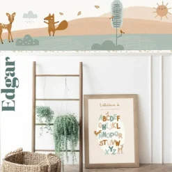 Frise papier peint Edgar le Renard