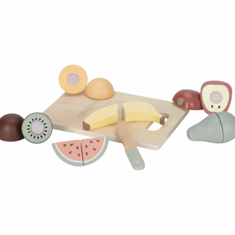 Fruits à découper en bois