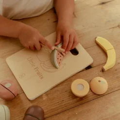 Fruits à découper en bois