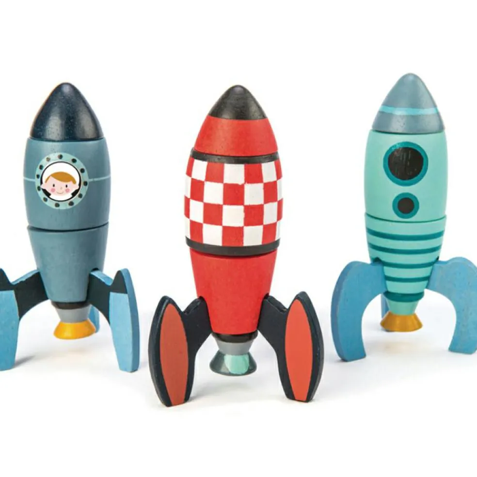 Fusées à construire en bois