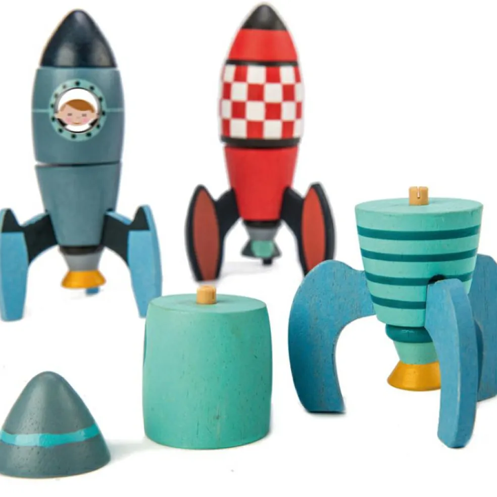 Fusées à construire en bois