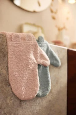 Gant de toilette en éponge Sea Green