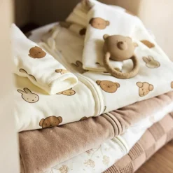 Gigoteuse à manches amovibles Velvet Milky Coffee (0-3 mois)