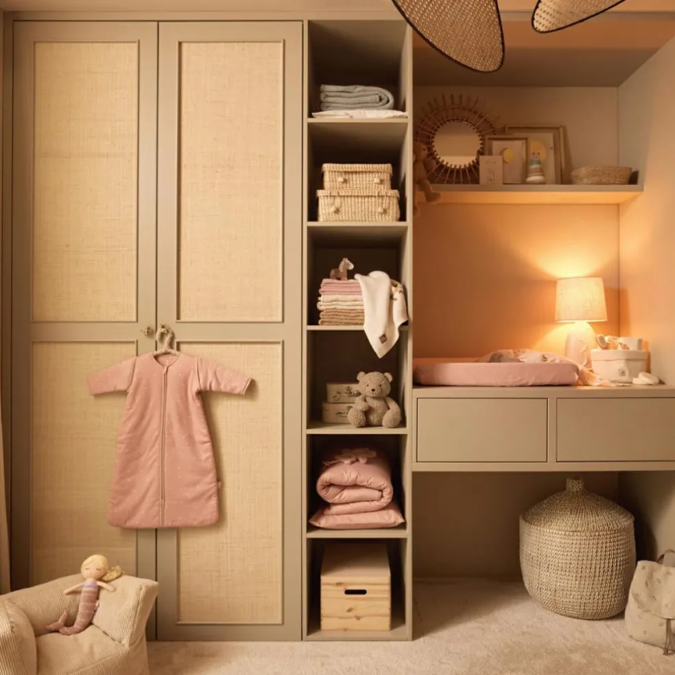 Gigoteuse à manches amovibles Twinkling Wild Rose (6-18 mois)