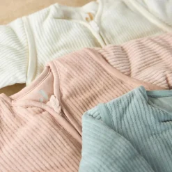 Gigoteuse à manches amovibles Rib Ivory (6-18 mois)