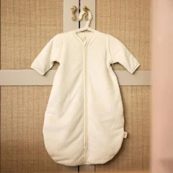 Gigoteuse à manches amovibles Rib Ivory (3-6 mois)