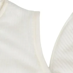 Gigoteuse à manches amovibles Rib Ivory (3-6 mois)