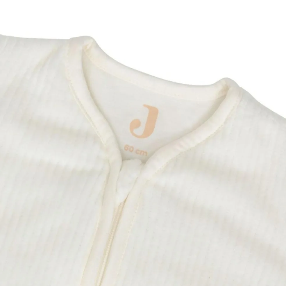 Gigoteuse à manches amovibles Rib Ivory (0-3 mois)