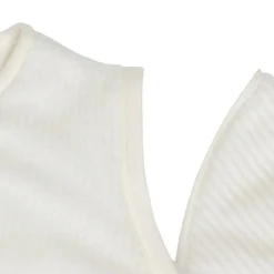 Gigoteuse à manches amovibles Rib Ivory (0-3 mois)