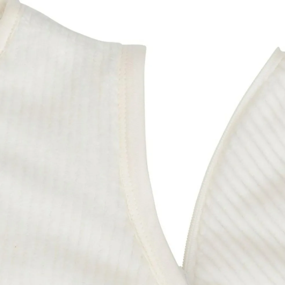 Gigoteuse à manches amovibles Rib Ivory (18-24 mois)
