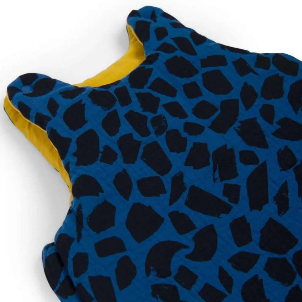 Gigoteuse bleu Puce et Pilou (70 cm)