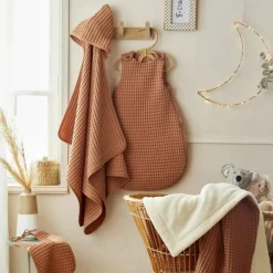 Gigoteuse chaude TOG 3 en coton gaufré Cassonade (6-18 mois)