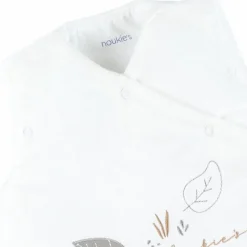 Gigoteuse écrue brodée en Veloudoux (50 cm)