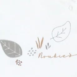 Gigoteuse écrue brodée en Veloudoux (50 cm)