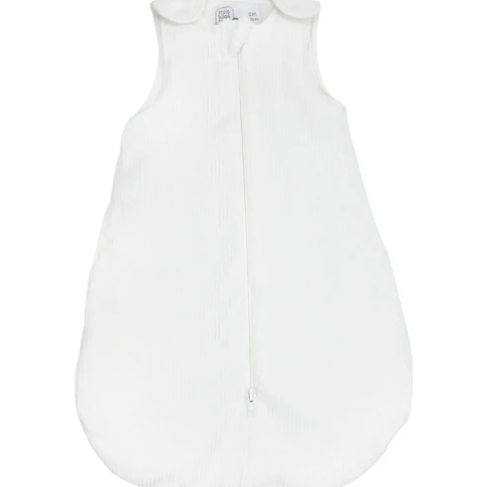 Gigoteuse de naissance en velours côtelé Blanc TOG 3 (0-3 mois)