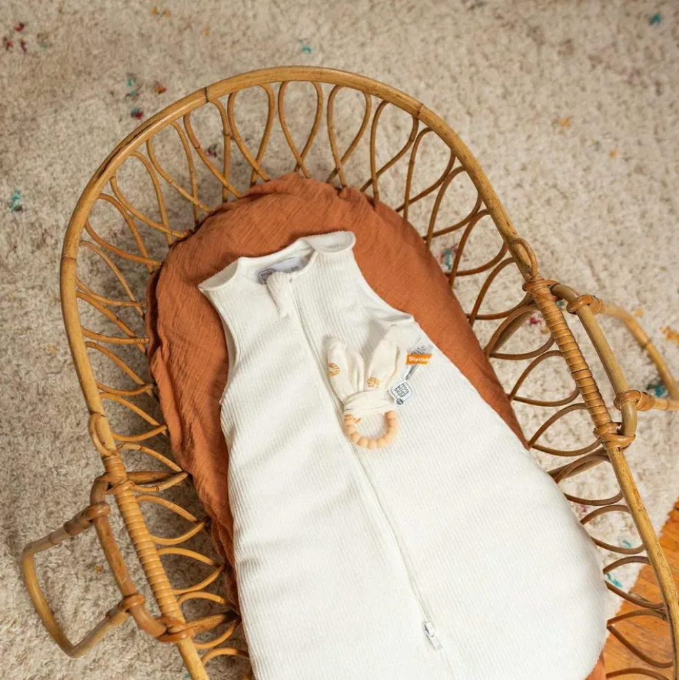 Gigoteuse de naissance en velours côtelé Blanc TOG 3 (0-3 mois)