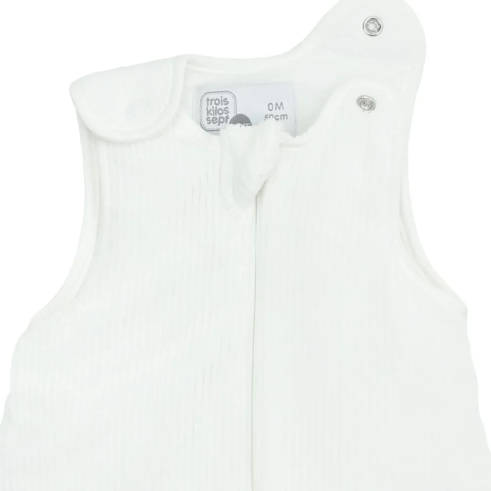 Gigoteuse de naissance en velours côtelé Blanc TOG 3 (0-3 mois)