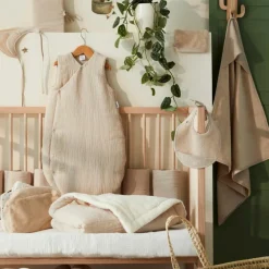 Gigoteuse d'été forme kimono double gaze biscuit (18-36 mois)