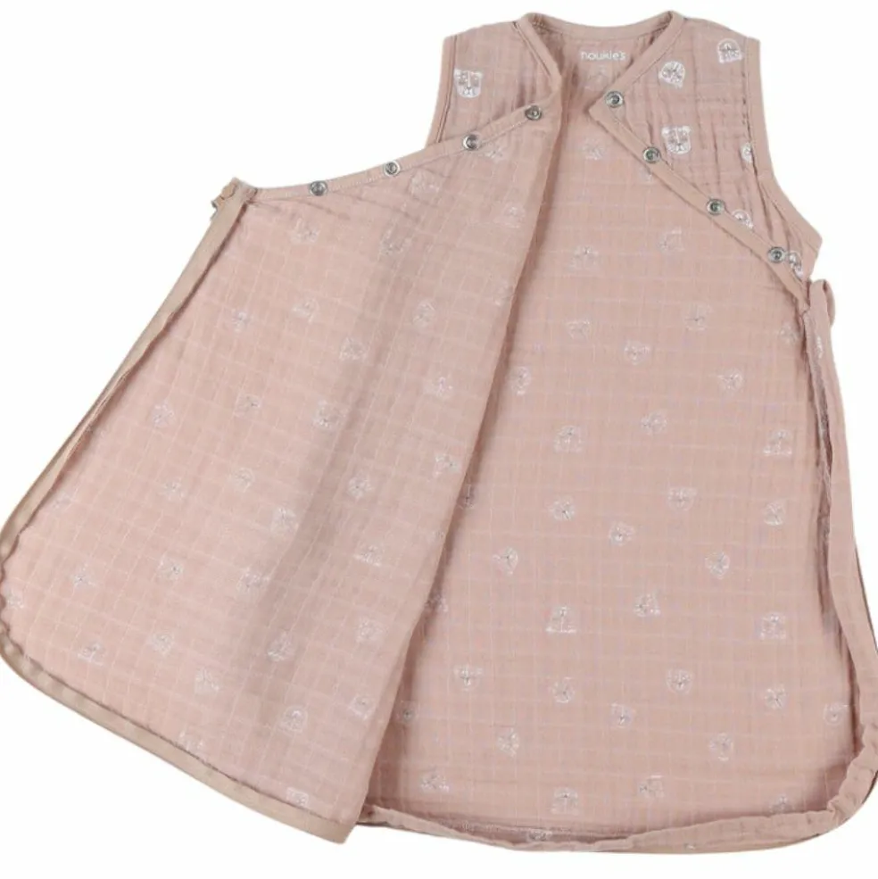 Gigoteuse en mousseline félins cappuccino TOG 1 (100 cm)