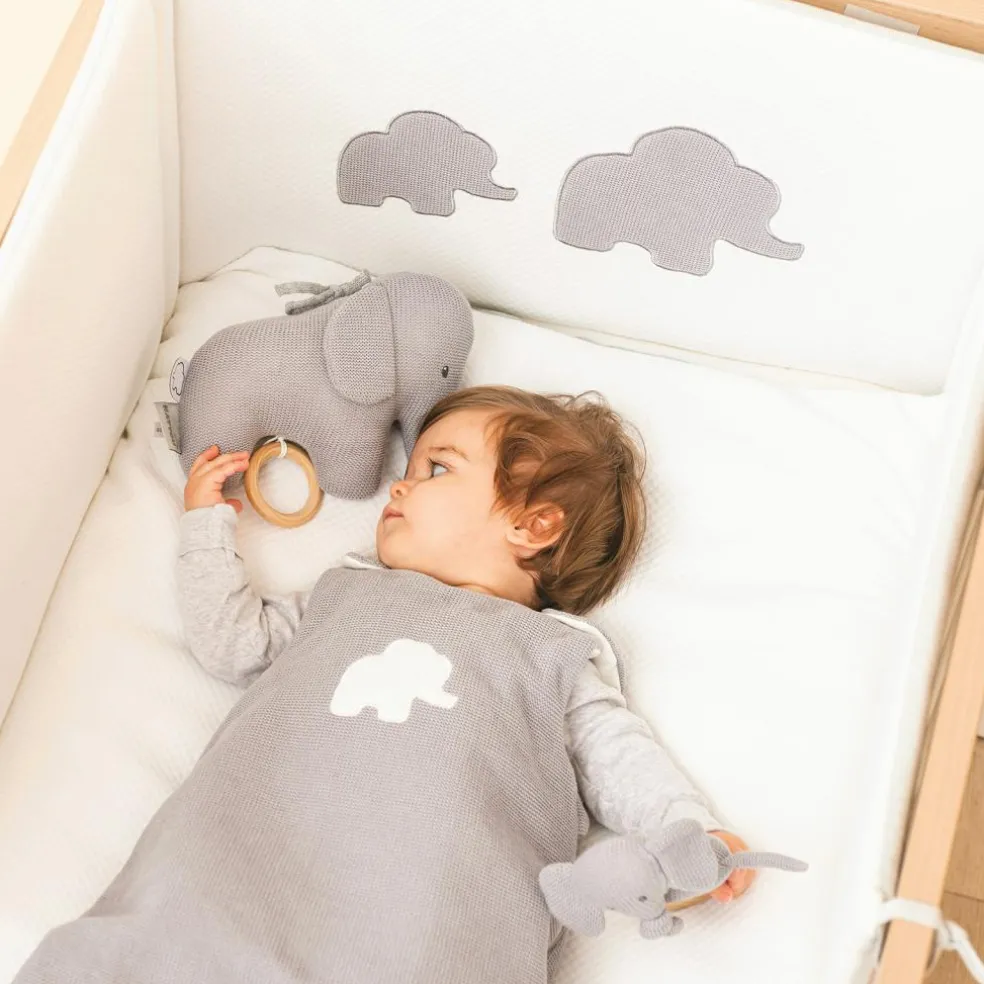 Gigoteuse en tricot Tembo l'éléphant (90 cm)