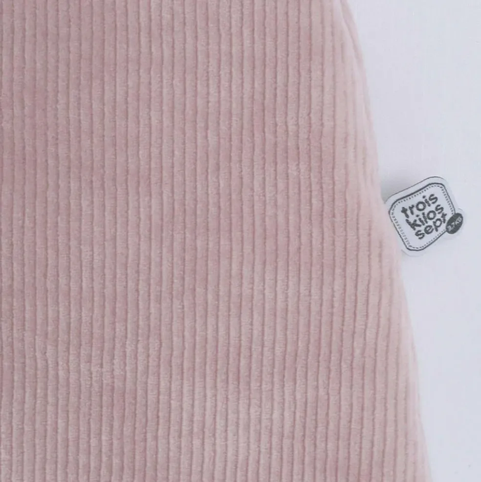 Gigoteuse en velours côtelé Wooly vieux rose TOG 3 (0-6 mois)