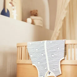 Gigoteuse gaze de coton Miffy Stripe Navy TOG 0,5 (3-6 mois)