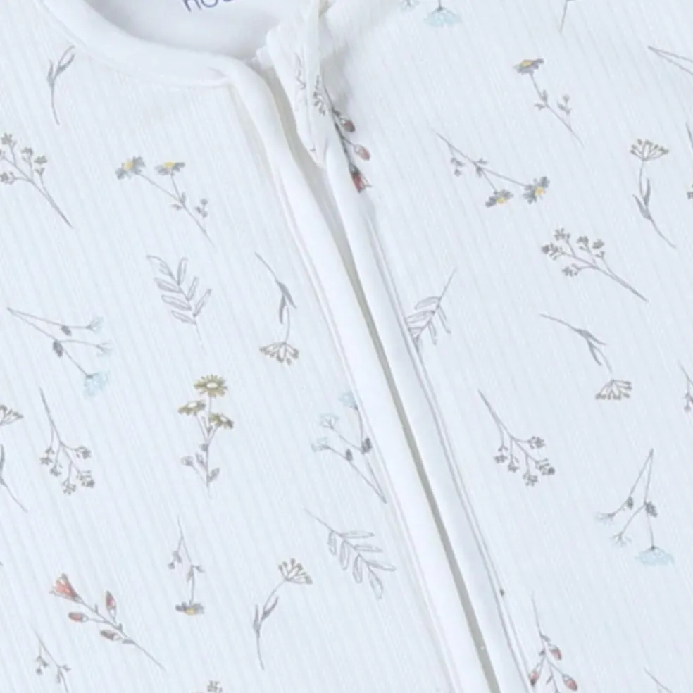 Gigoteuse jersey pointelle Pretty flowers TOG 1.0 - 2.0 (70 cm)