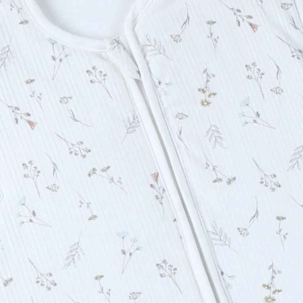 Gigoteuse jersey pointelle Pretty flowers TOG 1.0 - 2.0 (100 cm)