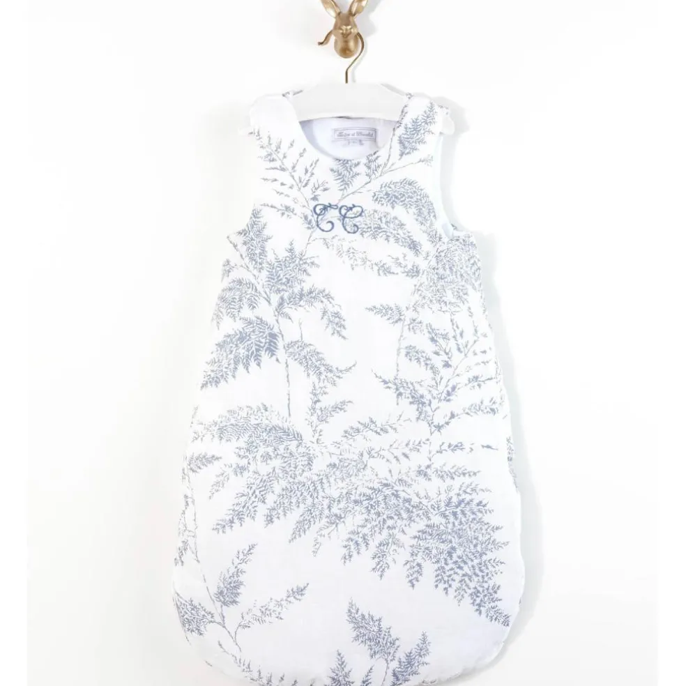 Gigoteuse légère en coton et lin Feuillage (70 cm)