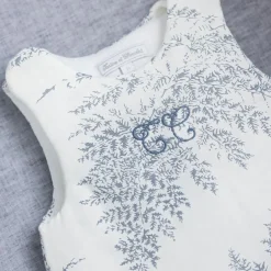 Gigoteuse légère en coton et lin Feuillage (70 cm)