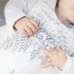 Gigoteuse légère en coton et lin Feuillage (70 cm)