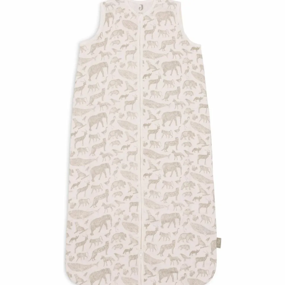 Gigoteuse légère en gaze de coton Animals Olive Green (3-6 mois)