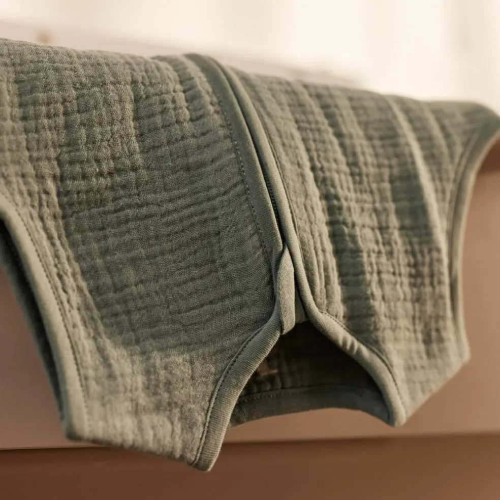 Gigoteuse légère en gaze de coton Sea Green TOG 0,5 (0-3 mois)