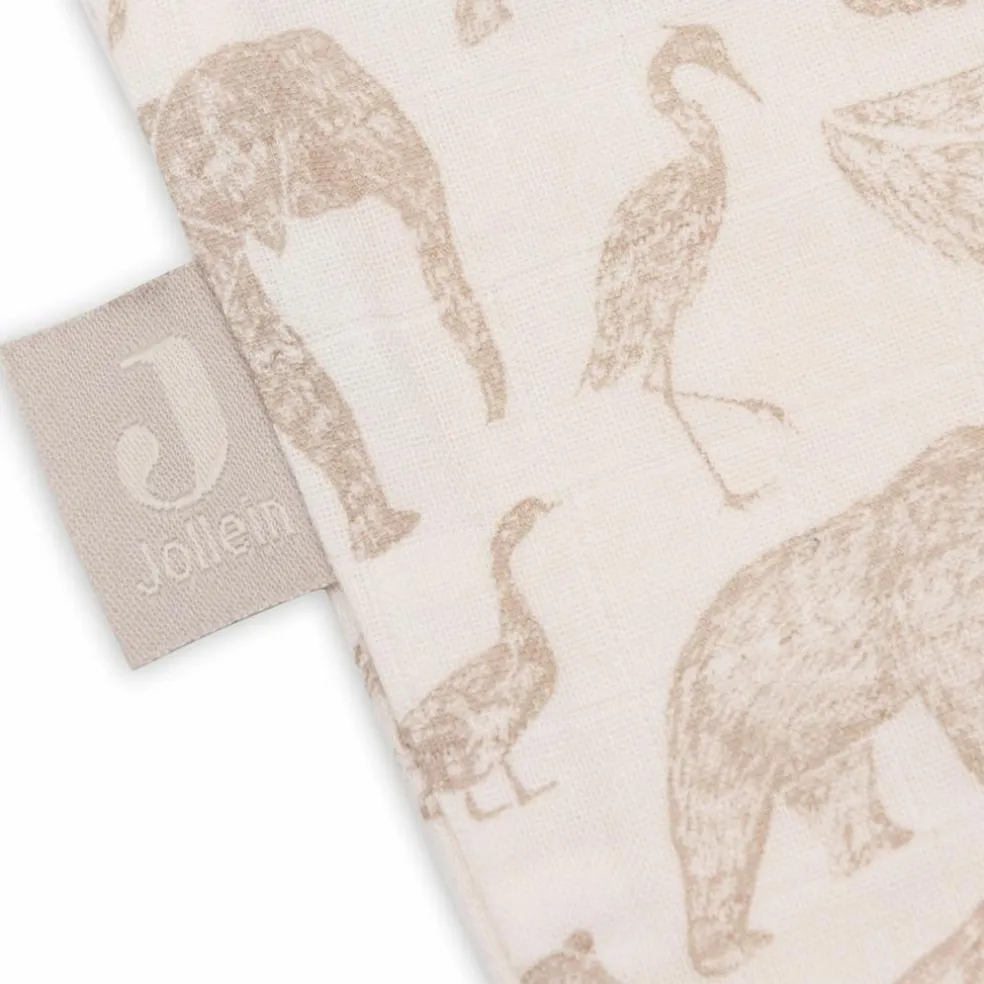 Gigoteuse légère en gaze de coton Animals Nougat (3-6 mois)