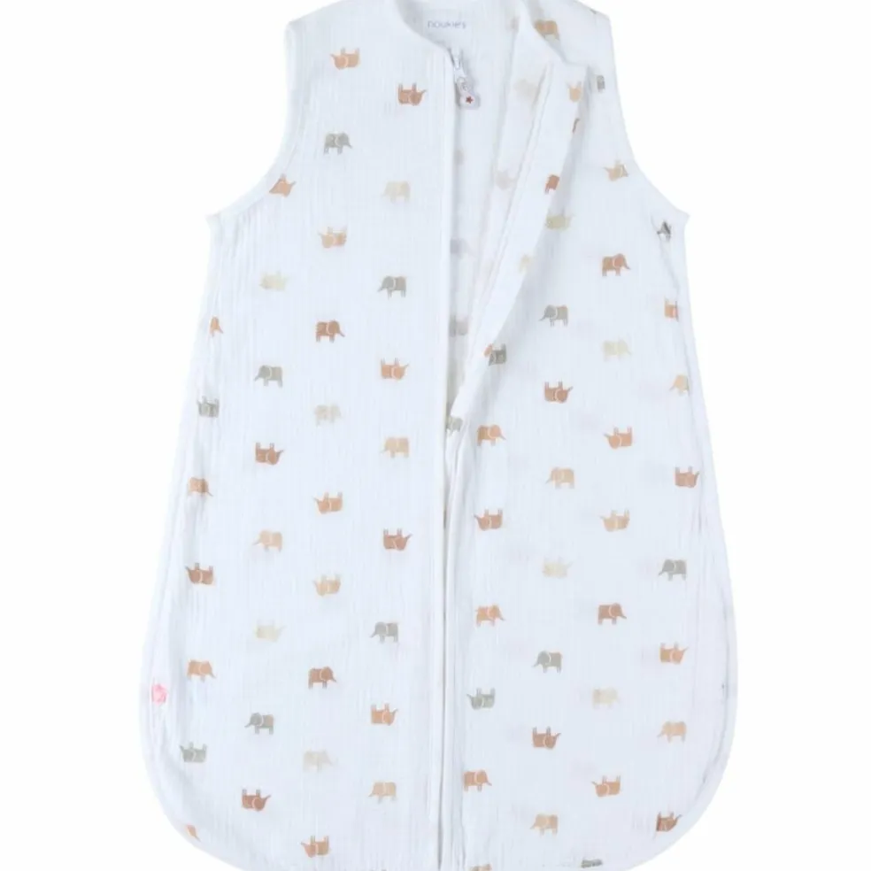 Gigoteuse mousseline Elephants TOG < 1.0 (70 cm)