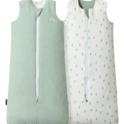 Gigoteuse réversible 4 saisons verte 0-6 mois