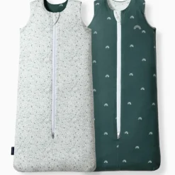 Gigoteuse réversible 4 saisons verte écureuils 0-6 mois