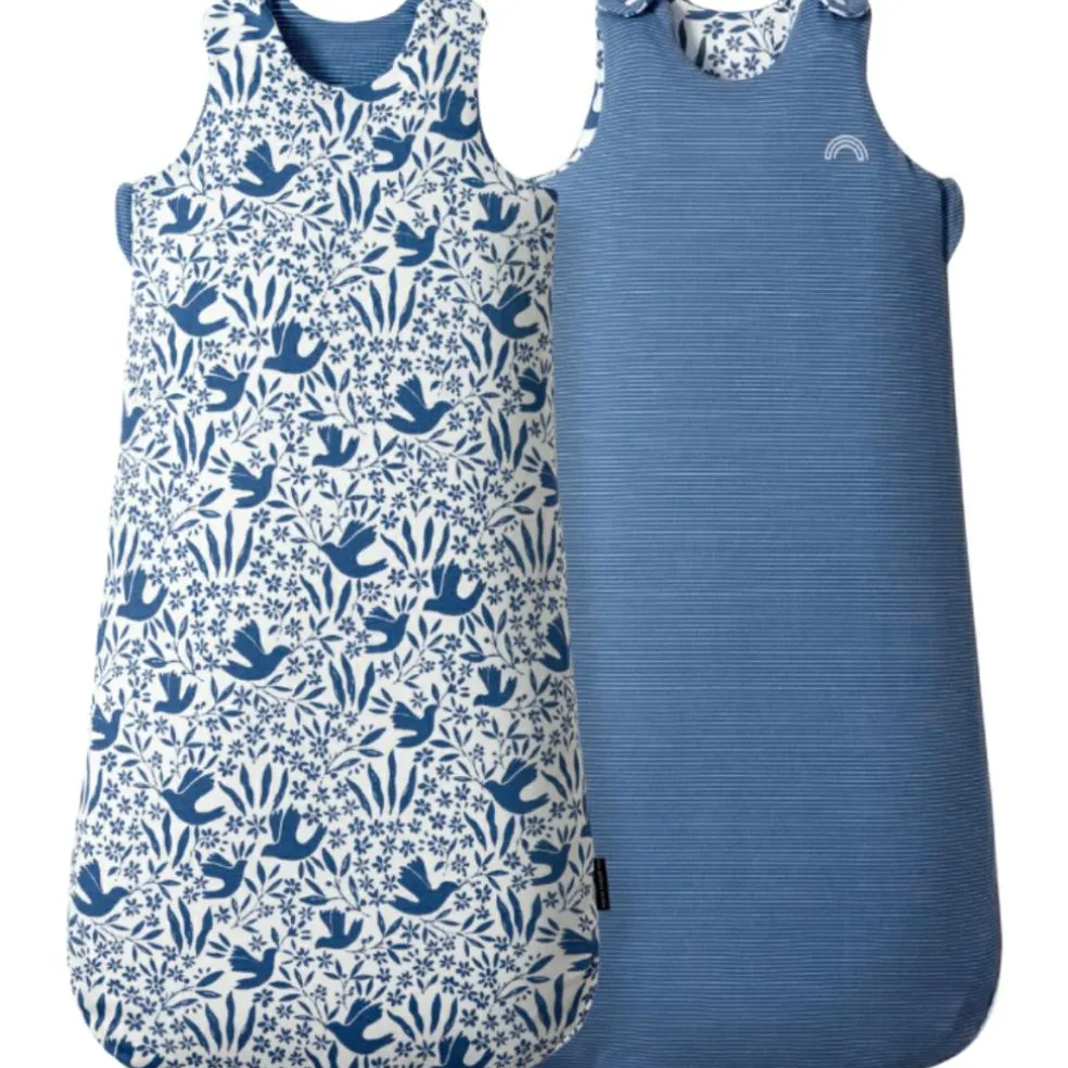 Gigoteuse réversible 4 saisons oiseaux 0-6 mois